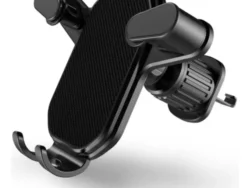 Soporte Celular Para Rejilla Auto Holder Caja Marron Melech-140