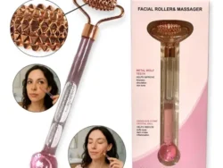 Masajeador Facial Rodillo Plastico Masajes Cosmetica DSR-288/2342