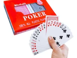 Caja x 6 Pack de Poker Washable Caja Roja 5260
