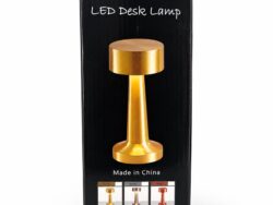 Lampara Luz Led Touch Recargable Usb 3 Tonos Velador TL01R OM