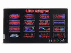 Cartel Luminoso Led Kiosco 48x25cm ADBO-06