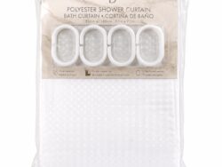 Cortina De Baño Poliester Polyester Bambu Linen 180x180cm COR20