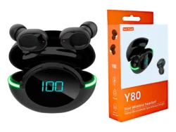 Auricular Inalambrico Y80 Bluetooth Táctiles Con Estuche PMGDA-11