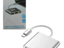 Adaptador Tipo C a HDTV 3 en 1 USB 3.0 C-8707