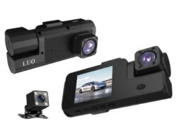 Camara DVR Luo 3 Channels Dash Camera LU-E140