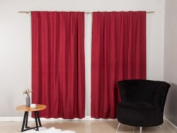 Cortina de Ambiente Blackout Textil Blanco Paris 1.40x2.10m C4016