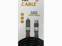Cable 2 en 2 Caja Blanca con Azul 240W FO73-1