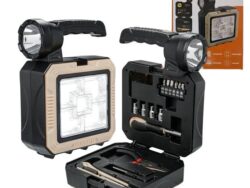 Linterna Maletin de Herramientas Recargable y Solar HM-7739L 1988