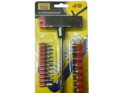 LLave T En Blister 21 Piezas 6166/1 Jiu Shun Tools