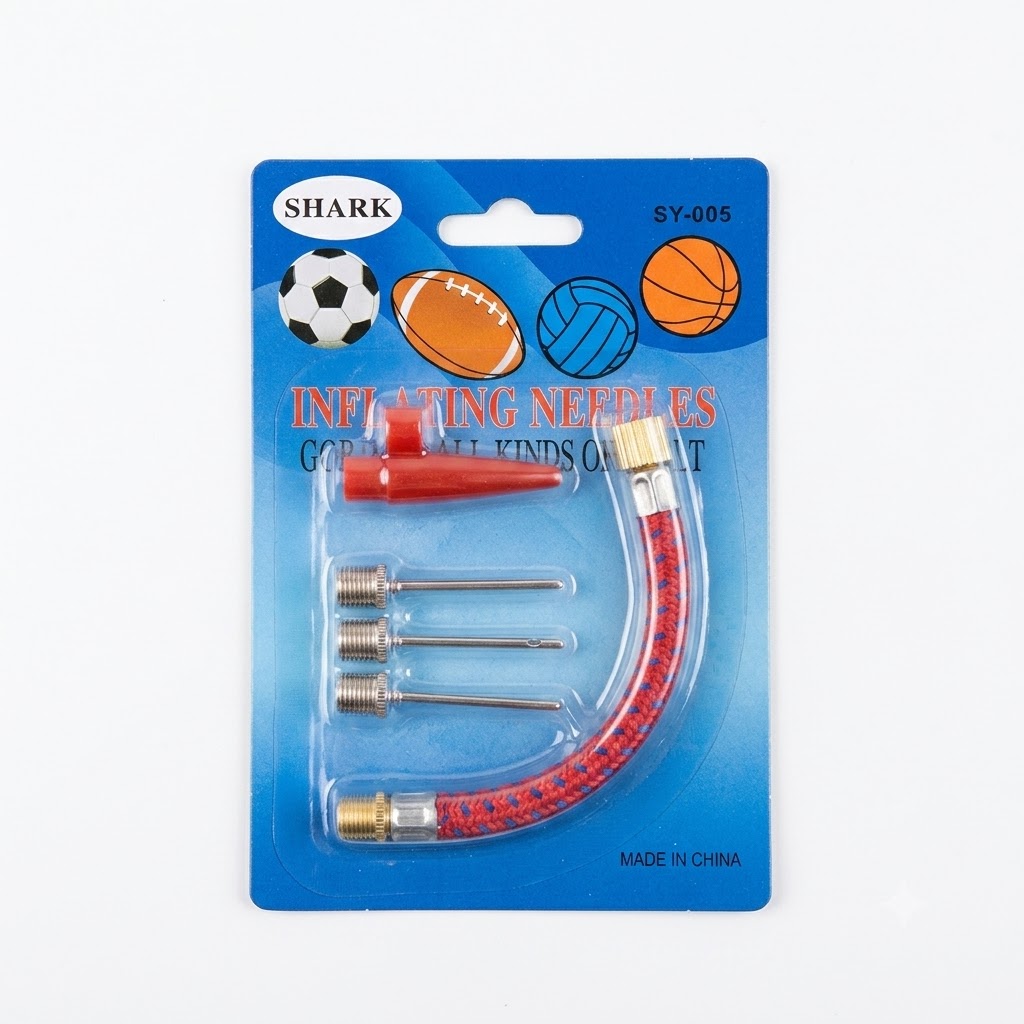 Set Pico Para Inflar Pelotas Shark SY-005 2000