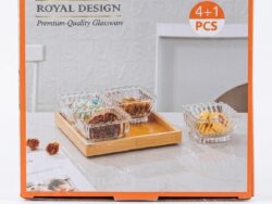 Set x 4 Cazuelas Con Tabla Madera Tokyo Home TH-240