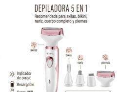Depiladora 5 en 1 Oryx OR-AF2027 Cabezas Intercambiables