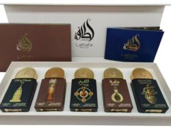 Set x 5 Perfume Lattafa Pride 20ml (Art Of Arabia, Al Qiam Gold, Masa, Brioche Vanille) 5g