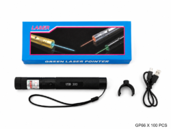 Puntero Laser Green GP66 Con Cable Caja Azul