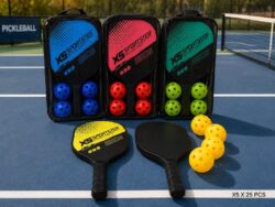 Set De Pickleball Ligeras Con Pelotas Sportster X5X25