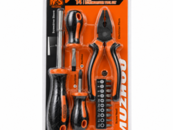 Set de Herramientas 14 Piezas M&S Destornillador Pinza y Puntas 21001 B263493