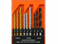 Set x 9 Mechas Para Taladro Stein Caja Naranja