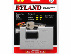 Candado Rectangular Byland 90mm con Llaves E8-90 DD-80891