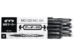 Pack x 10 Marcadores Permanente Fino 120-MC-BK DD-9467