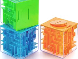 Cubo Rompecabezas Alcancia Maze Money Box 1806-A