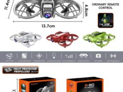 Drone Camara con Control Remoto Rayssem X80 RC Aircraft D-09705