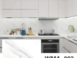 Rollo Vinilo Blanco Con Gris WMA-003 60x200cm