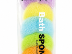 Paquete Con Esponja De Baño Trenzada De Arcoiris X-1866