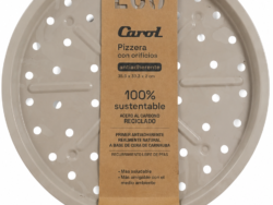 Pizzera Con Asas 36x33.5x2cm Antiadherente Acero Carol 98058