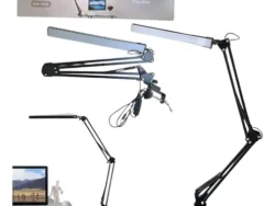 Lampara Velador Led Flexible Articulada Escritorio OM-1020