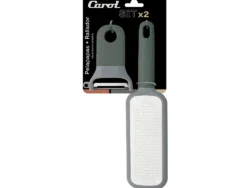 Set Rallador + Pelapapas de Acero Inoxidable Carol 19041