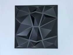 Vinilo Placa 3D PVC Negro BS-2058 50x50cm