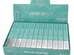 Caja 24u. Mini Perfume Odor Epic35ml