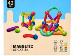 Bloques Magneticos 42 Piezas Juego de Construcción JM-CT2