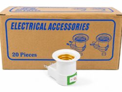Portalampara Adaptador Foco Lampara Caja X20 S1489