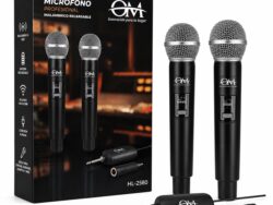 Microfono Inalambrico Doble Profesional OM HL-2580