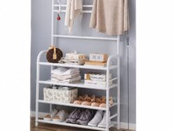 Perchero Y Zapatero Organizador Estantes 80*26*150CM TM0097-80 CD25399