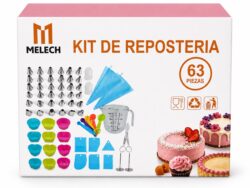 Kit de Reposteria Pasteleria Melech-488 63 Piezas
