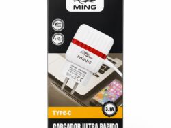 Cargador Ultra Rapido Type C Tipo C Ming 3.1A