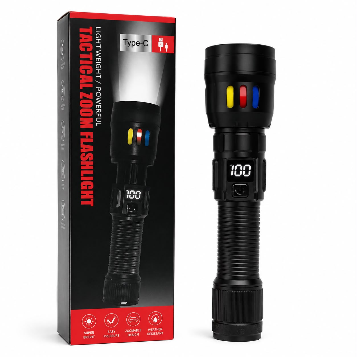 Linterna Portatil con Zoom TX60