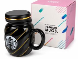 Taza Redonda Simil Starbuks Ceramica RM46-12