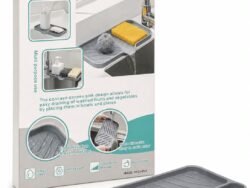 Silicona Para La Cocina Bacha Escurridor Caja Celeste y Blanco