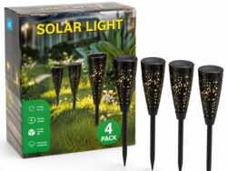 Pack x 4 Faroles Solar Light 39cm 2123