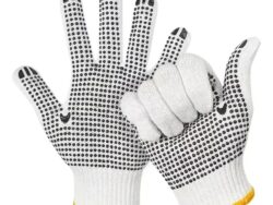 Guantes Algodon Calidad Reforzado Trabajo K-64177
