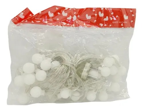 Guirnalda Tira Luz Led Bolitas 28L