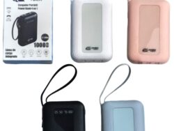 Cargador Portatil Power Bank Lambo Tech 4 en 1 LT-2554 10000mAh