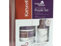 Tratamiento 2 en 1 Karseell Mascarilla + Shampoo Rubios Grises Violeta
