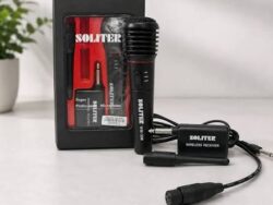 Microfono Inalambrico Profesional Con Caja Soliter WG-388E