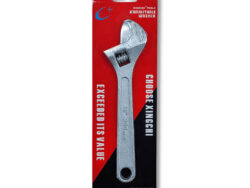 Llave Ajustable Francesa Xingchi Tools 8" Blister Rojo NC6005
