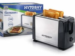 Tostadora Electrica Doble 750W Hytoshy PA-014S