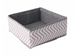 Organizador Multiuso Gris Con Diseño Suono ACC0331 28x28x11cm
